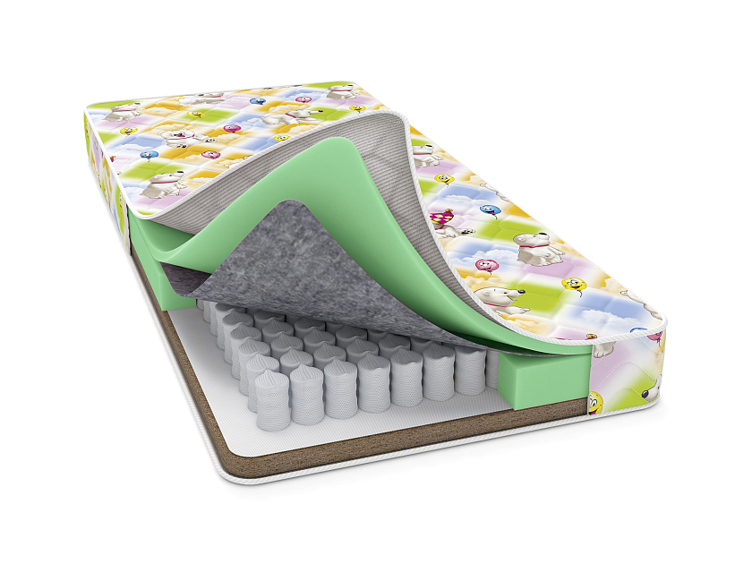 Матрас Baby Comfort 120x190  Print - Детский матрас на независимом пружинном блоке с разной жесткостью сторон.