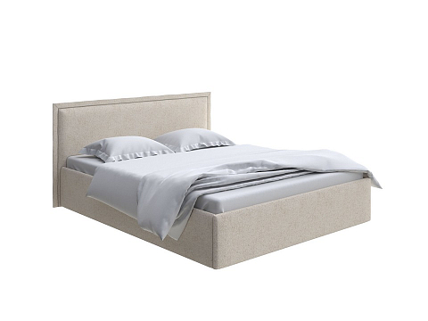 Большая кровать Aura Next - Кровать в лаконичном дизайне в обивке из мебельной ткани