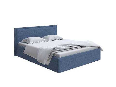 Кровать из массива Aura Next - Кровать в лаконичном дизайне в обивке из мебельной ткани