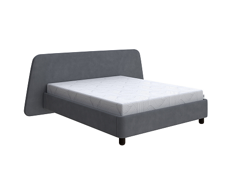 Односпальная кровать Sten Berg Right - Мягкая кровать с необычным дизайном изголовья на правую сторону