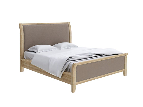Кровать с основанием Dublin - Уютная кровать со встроенным основанием из массива сосны с мягкими элементами.