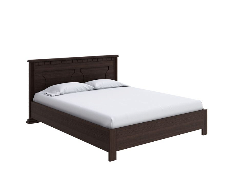 Кровать Milena-М-тахта с подъемным механизмом 180x200 Массив (сосна) Орех - Кровать в классическом стиле из массива с подъемным механизмом.